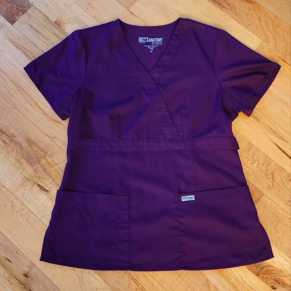 Grey's Anatomy Women's Mock Wrap Scrub top